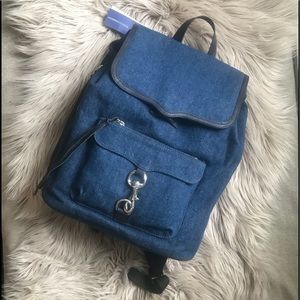 Rebecca Minkoff Bikeshare Denim Blue Backpack